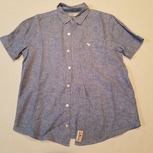 Abercrombie & Fitch Boys Button Down Shirt Sz 13/14